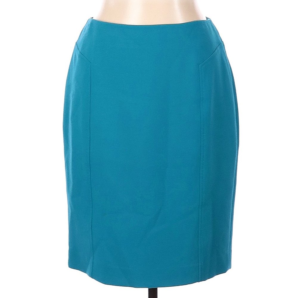 Like New Halogen Teal Pencil Skirt